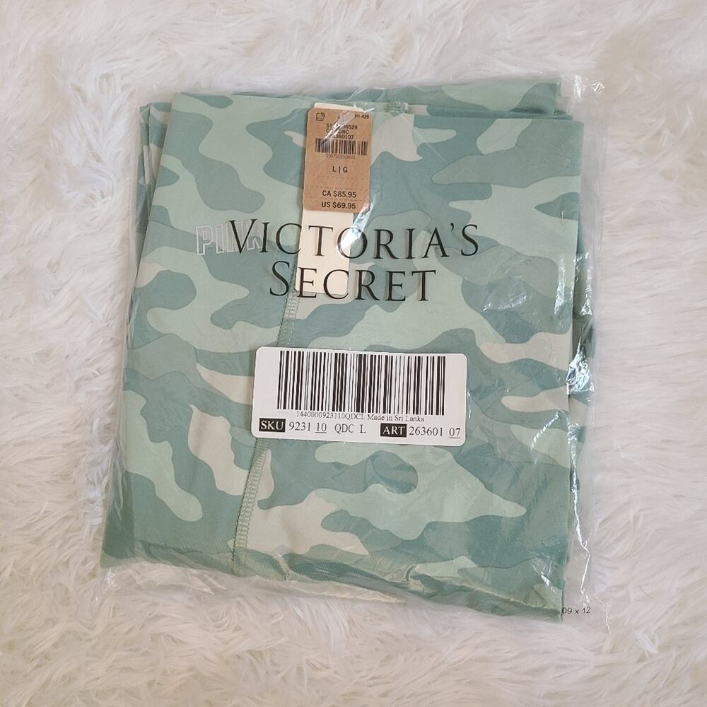 Victoria's Secret Pink Camo Compression V High Waist Full Length Leggings NWT L - Picture 5 of 6